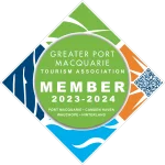 Greater Port Macquarie Tourism Association Member 2023-2024